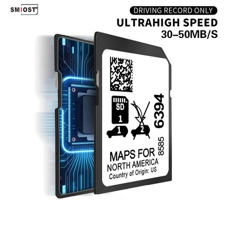 SMIOST 32GB GPS Memory Card 2024 Maps &ndash; Traffic Ready