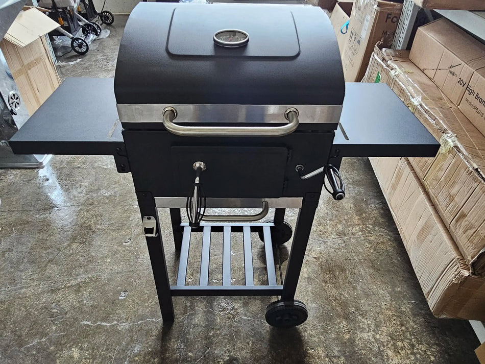 Kol BBQ Rökare Bärbar Grill Temperaturmätare