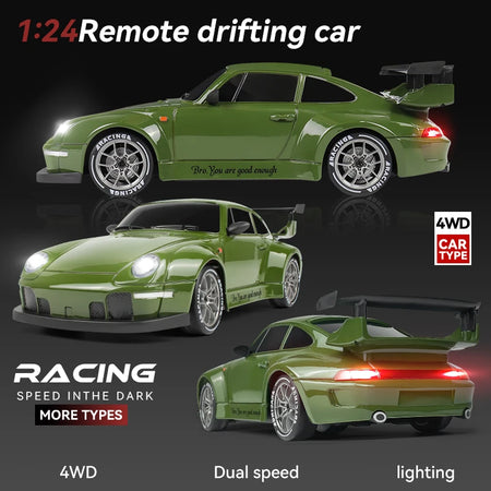 2.4G 4WD 1:24 RC Drift Racing Car - Full Throttle Pro