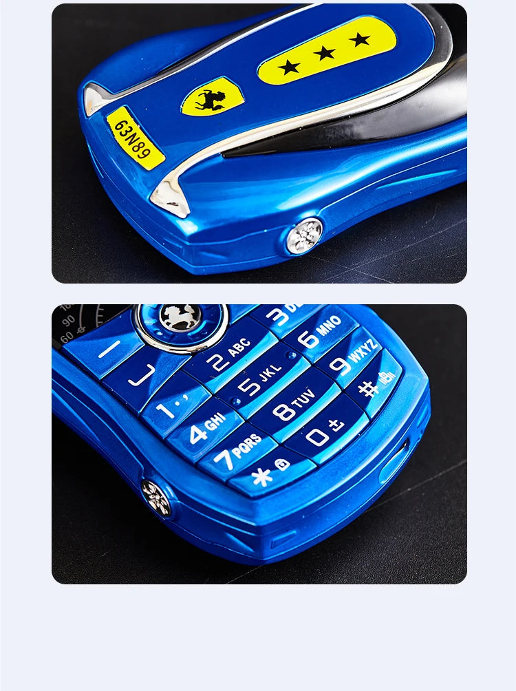 Unlocked Cute Car Toy Feature Phone For Kids &ndash; Low Radiation