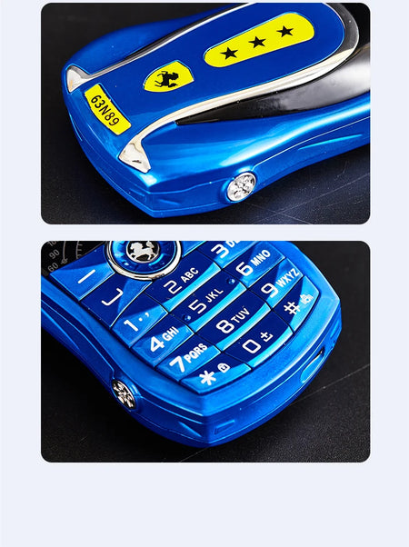 Unlocked Cute Car Toy Feature Phone For Kids &ndash; Low Radiation