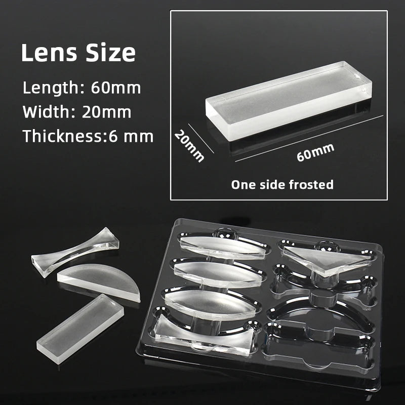 Geometric Optics Experiment Set &ndash; Educational Physics Lens Kit