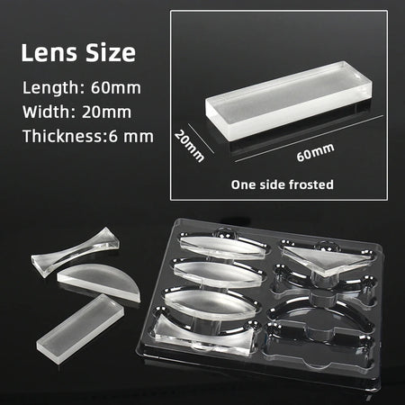 Geometric Optics Experiment Set &ndash; Educational Physics Lens Kit