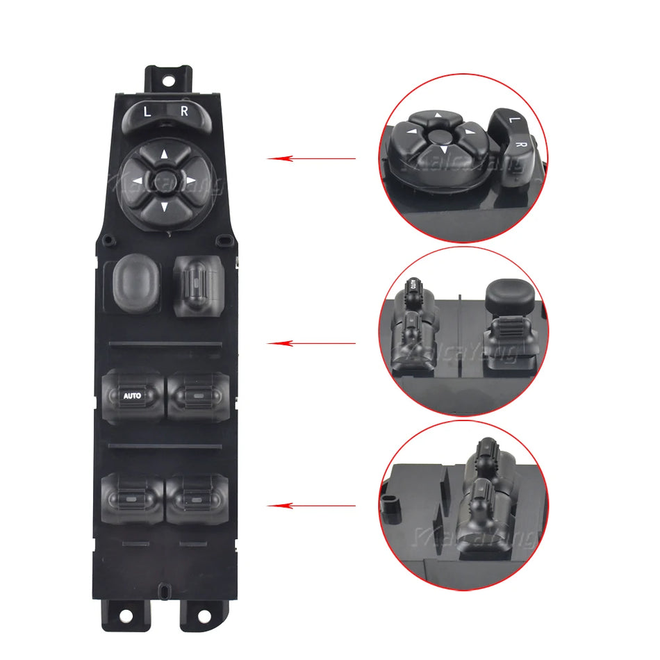 Interruptor maestro de ventana para Jeep Cherokee XJ 1997-2001 panel de control izquierdo
