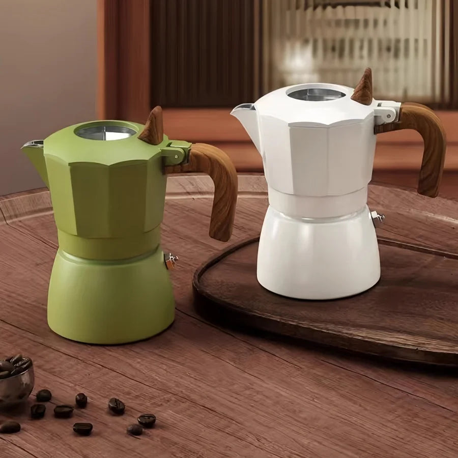 Double Valve Moka Pot &ndash; Professional Espresso Extraction