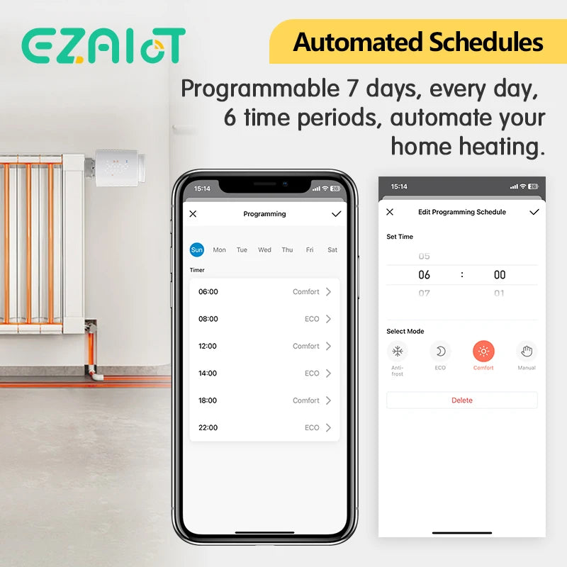 Zigbee 3.0 Thermostatic Valve &ndash; Alexa Google Voice Control