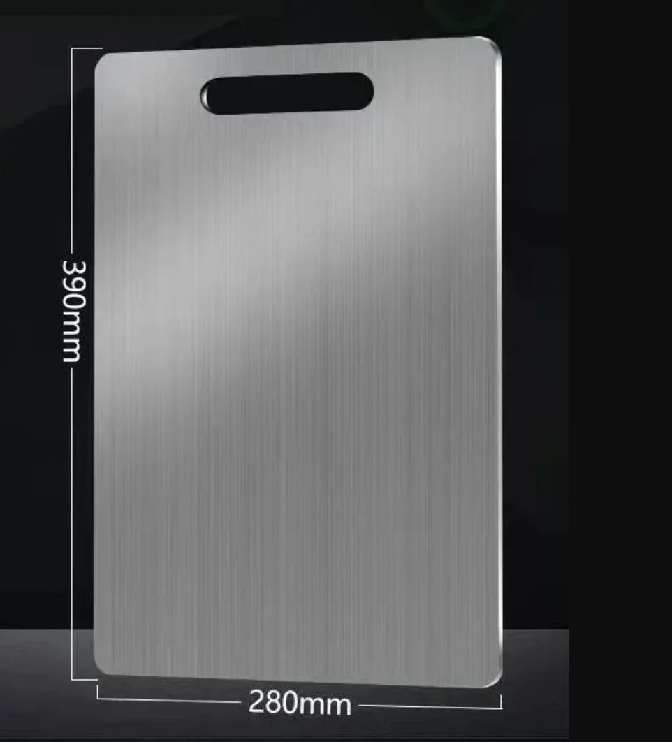 5 Size 304 Stainless Cutting Board - Ultra Antibacterial 39x28 cm