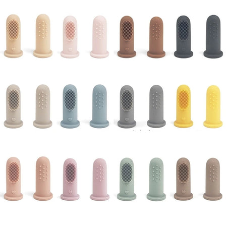 Food-Grade Silicone Baby Finger Toothbrush for Infants 0-2 Years