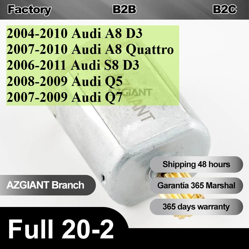 Motores de actuador de cerradura de puerta para Audi A8 D3 S8 D3 Q5 Q7 12V Micro Motores