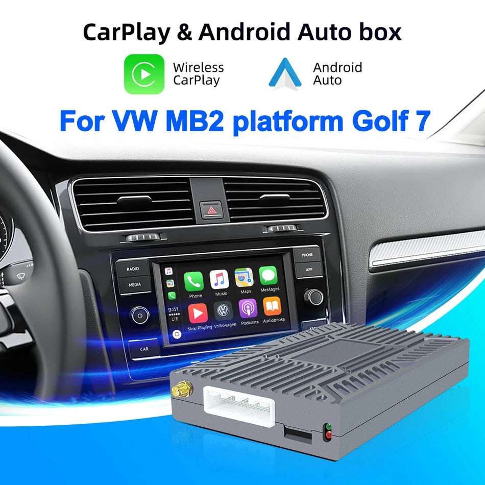 Zestaw do modernizacji VW Golf 7 MIB2 CarPlay Android Auto, styl OEM