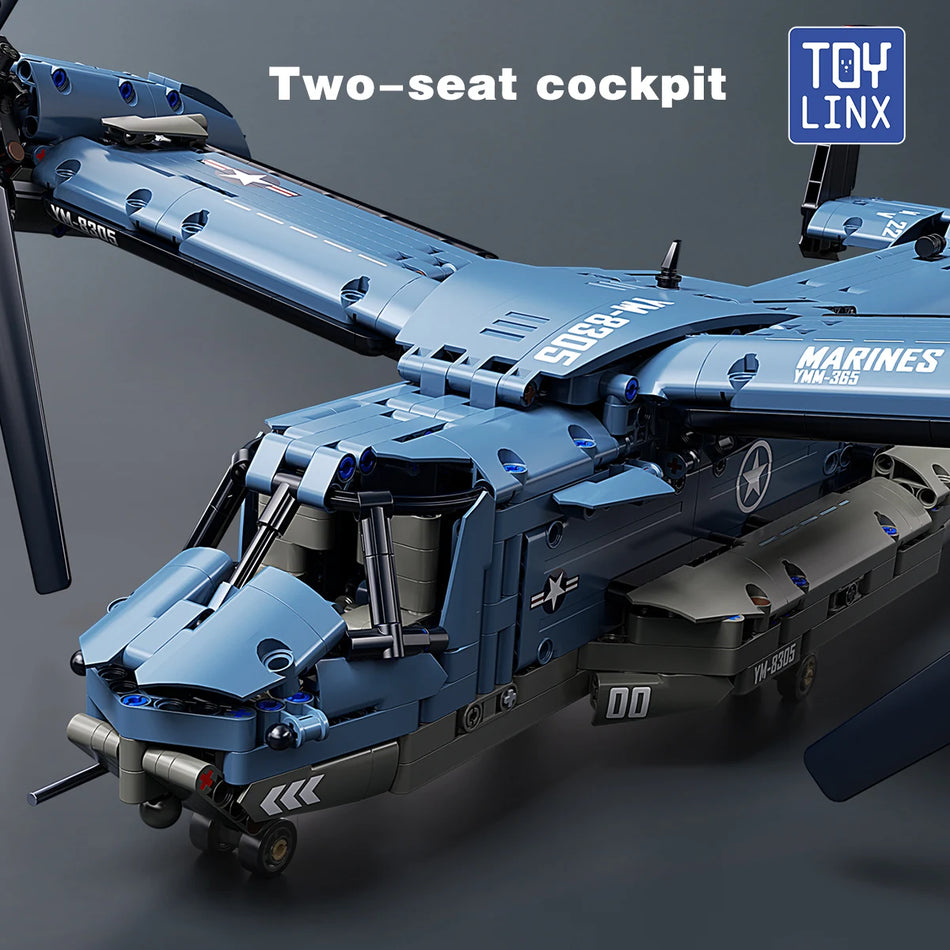 Toylinx 1486 Stuks Vis Arend Vliegtuig Bouwstenen Kinderen