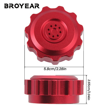 Red Aluminum Shift Knob For Dodge Ram 1500 2013 2018 by InterCyprus Trading Ltd