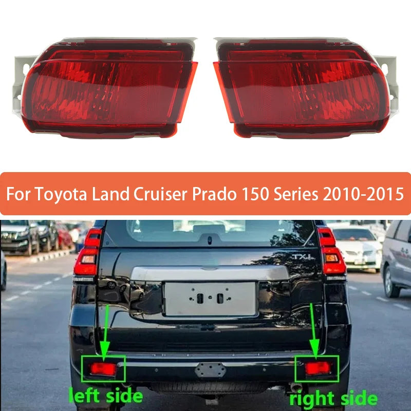 Пара задних противотуманных фонарей ABS для Toyota Land Cruiser Prado 150 серии