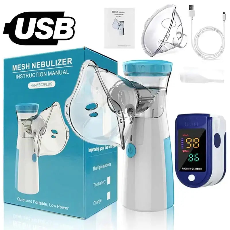 YUKUI Fingertip Pulse Nebulizer &ndash; Portable Asthma Inhaler with Dual Mode Mode 3