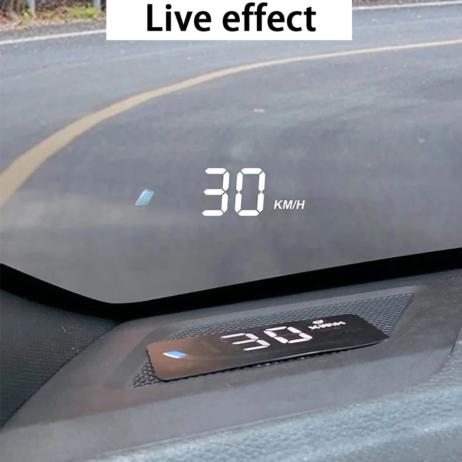 Head Up Display Hyundai Sonata DN8 2019-2023, 5 colių laidinis HUD su greičio matuoklio projekcija