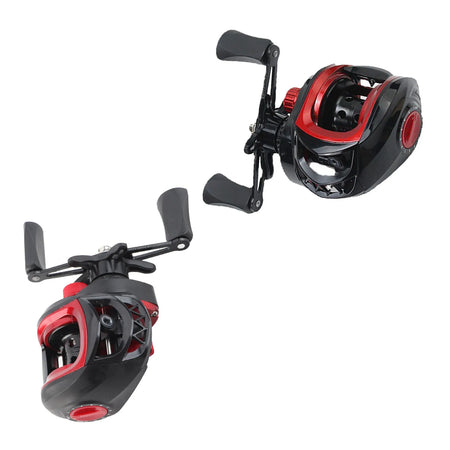 Baitcasting Reel Metal Long Cast Powerful Lightweight Smooth Baitcaster for Saltwater &amp; Freshwater