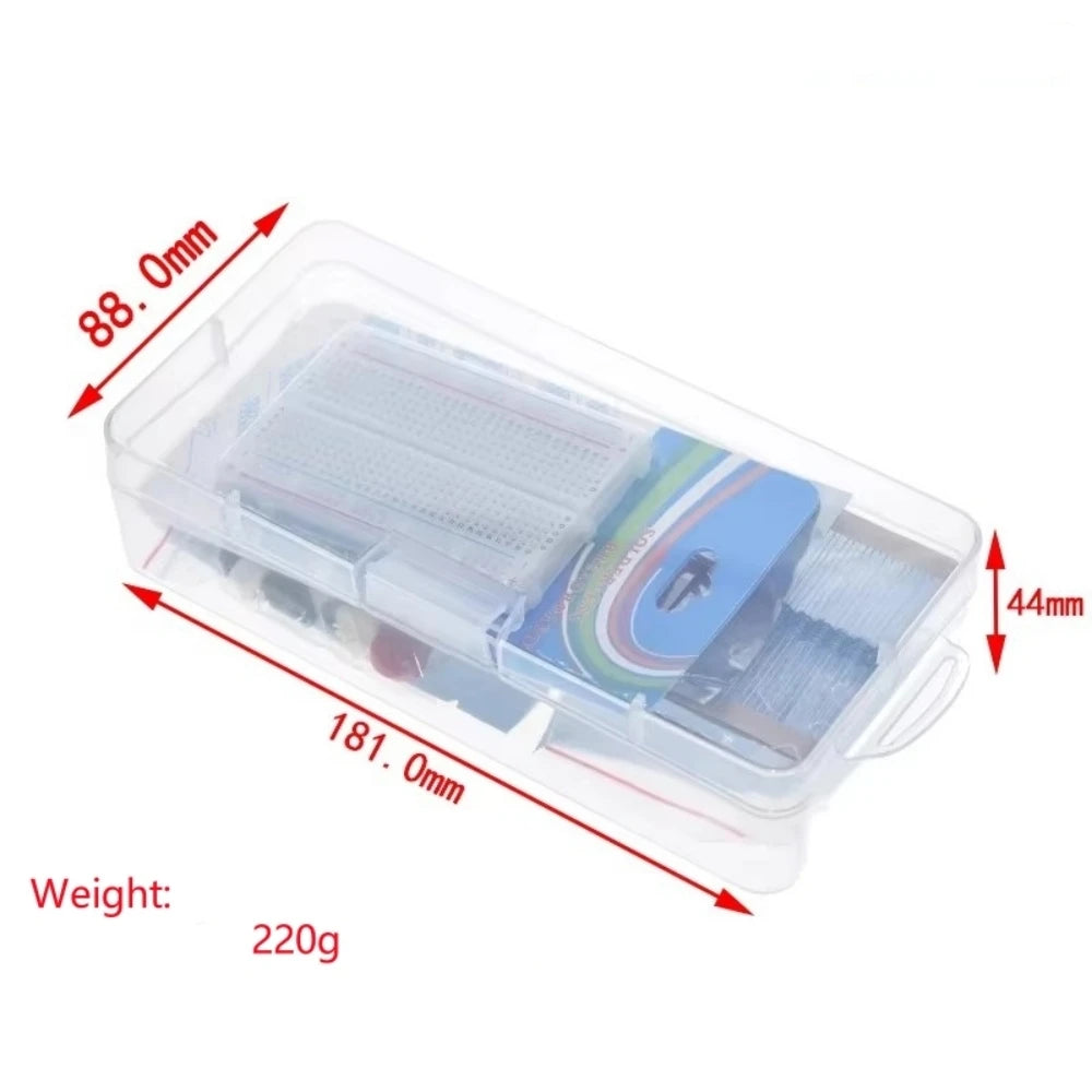 400 Tie-Points Breadboard DIY Project Starter Kit &ndash; Complete Arduino UNO R3 Component Set