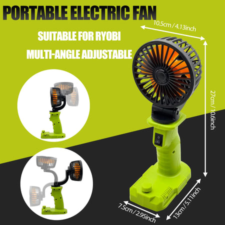 Infinite Speed Regulating Foldable Fan &ndash; USB Type C Power