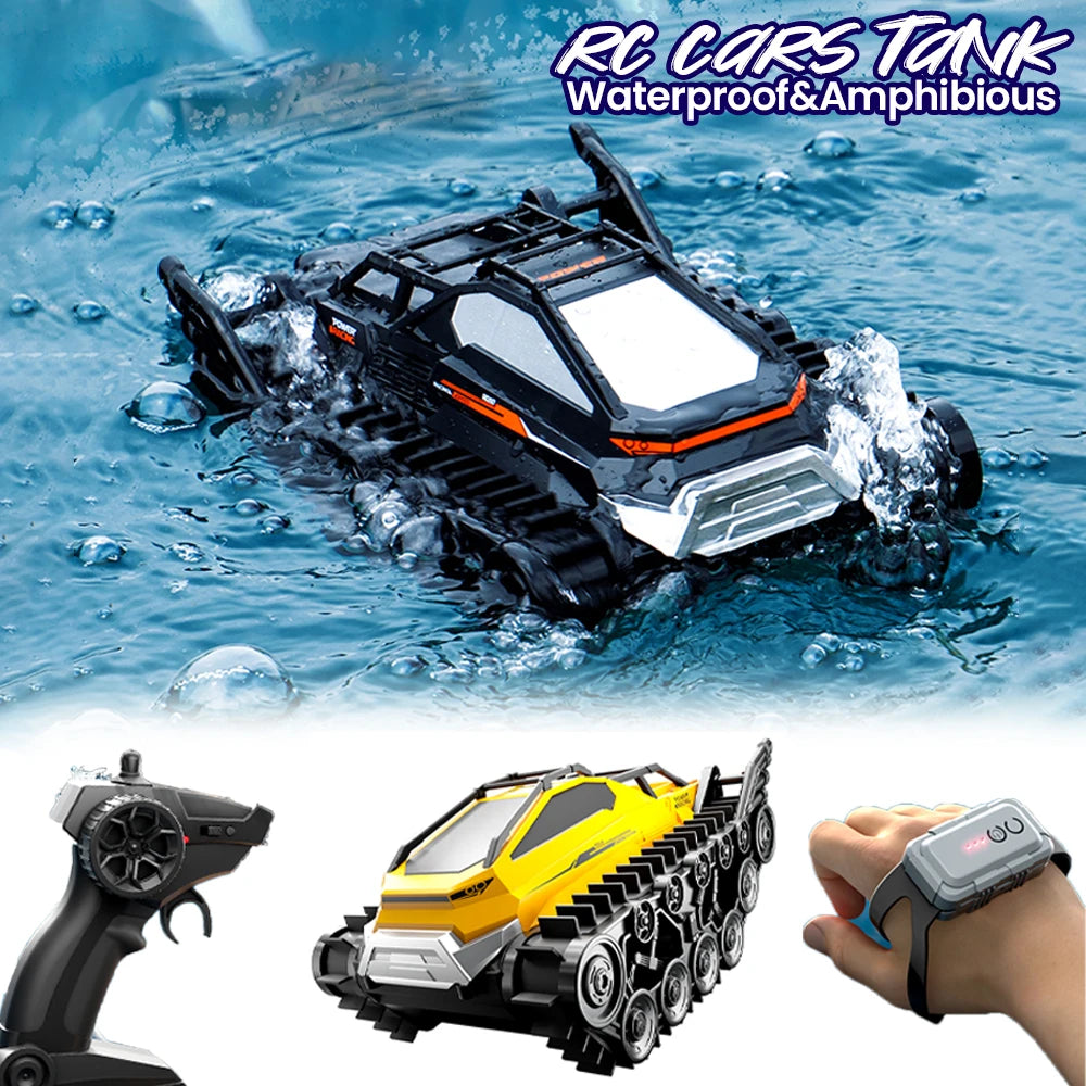RC Amphibious Tank &ndash; Waterproof All Terrain RC Tank