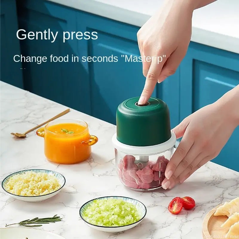 Мини электрическая чеснокорезка Royalstar с USB зарядкой 