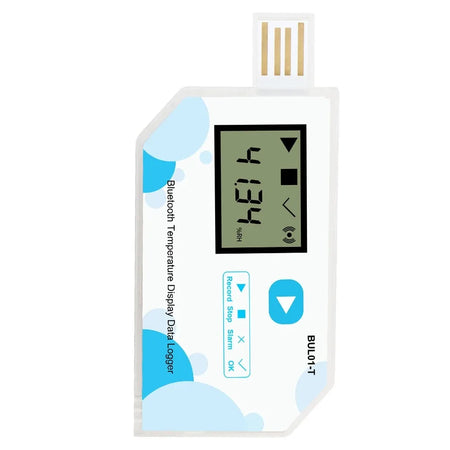 BUL01-T 60 Day LCD Data Logger &ndash; Bluetooth Temp Recorder 1 pcs