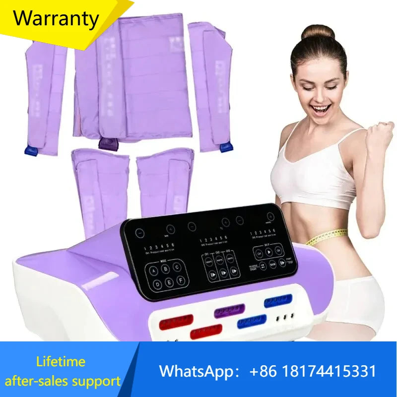 Lymfatisk dräneringsmassager infraröd kroppssuit pressoterapi