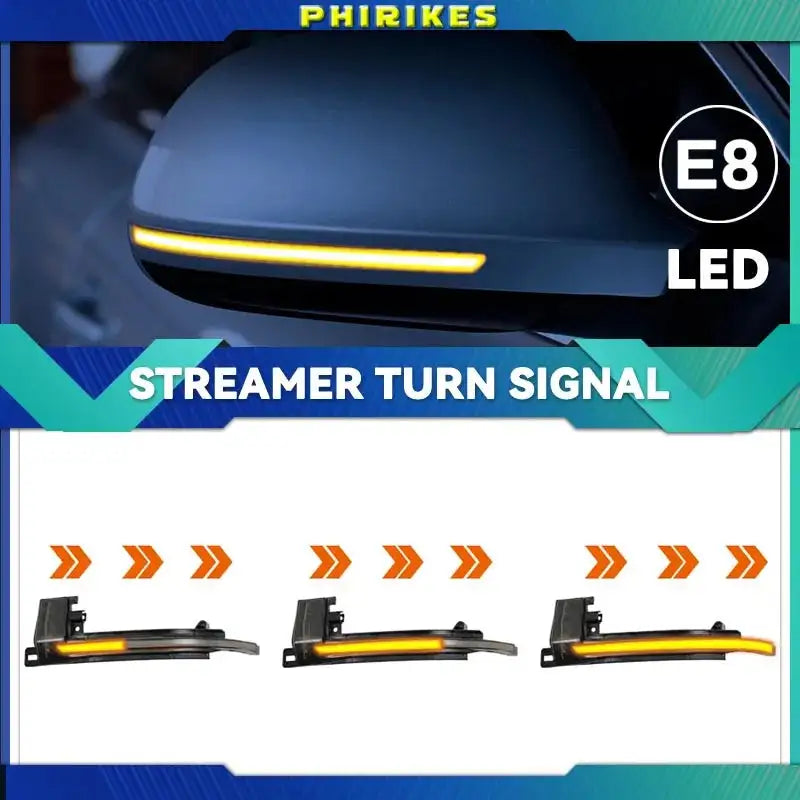 Dynamic LED Side Mirror Turn Signals for Audi A4 A5 A6 S4