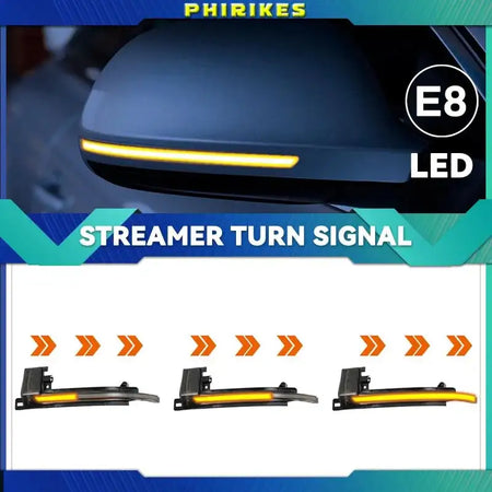 Dynamic LED Side Mirror Turn Signals for Audi A4 A5 A6 S4