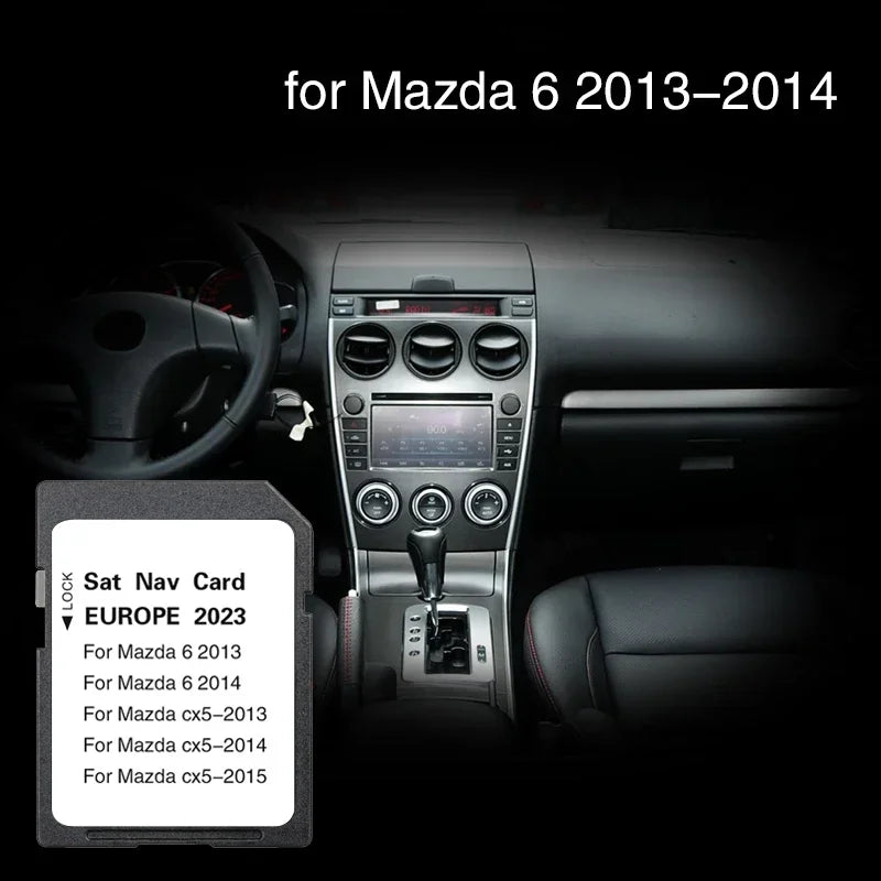 Fitting For Mazda 6 2013 2014 Maps SD Card &ndash; EU Maps CHINA / for Mazda 6 2014