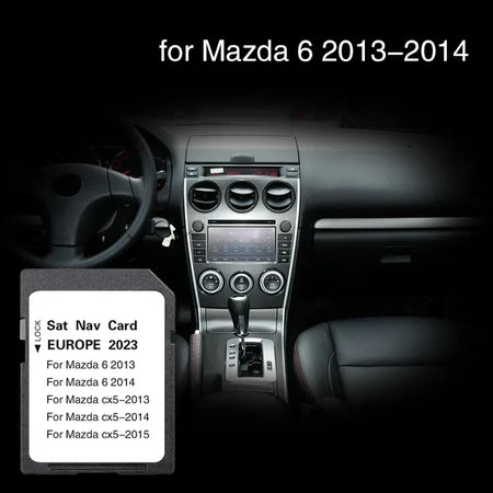 Fitting For Mazda 6 2013 2014 Maps SD Card &ndash; EU Maps CHINA / for Mazda 6 2014