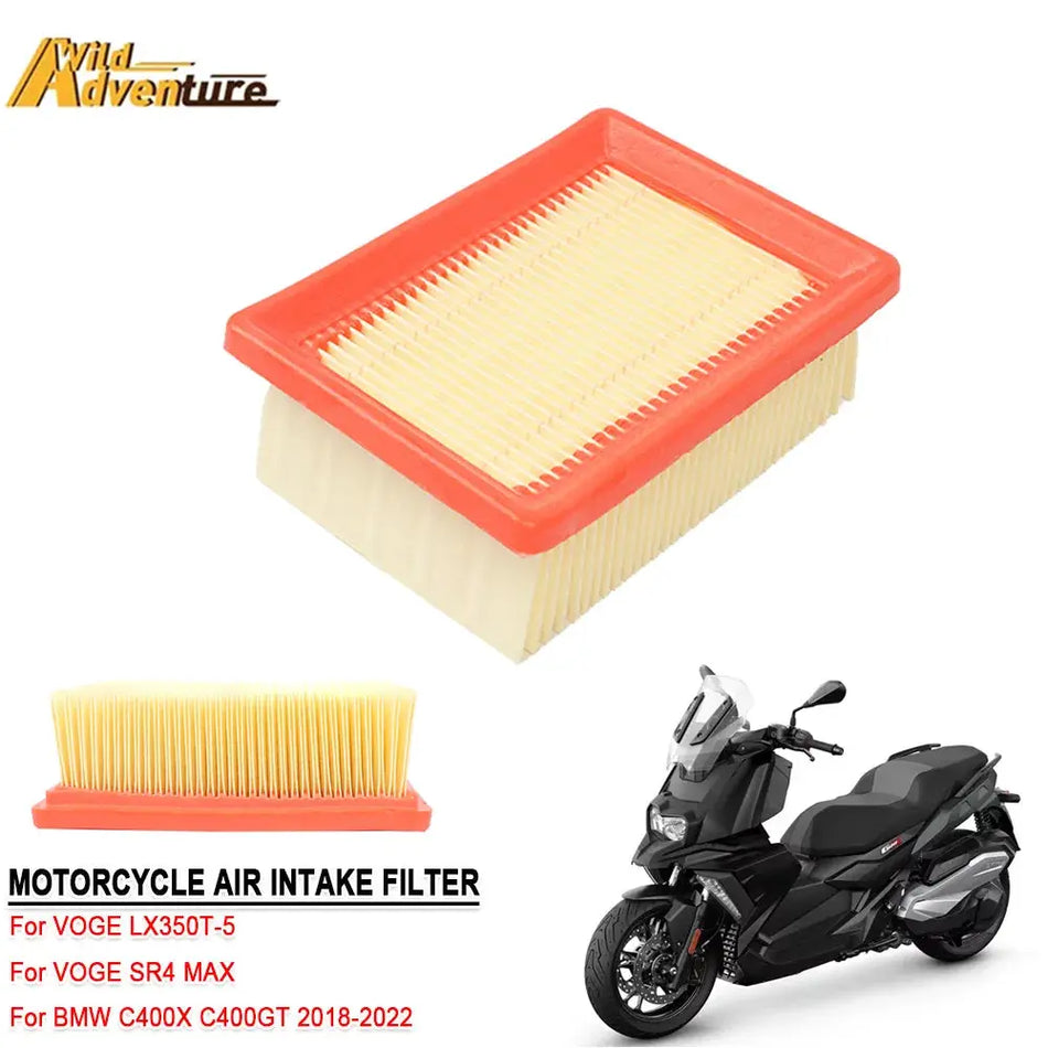 Motorcycle Air Intake Filter Cleaner Air Purification Clean For BMW C400X C400GT For VOGE SR4 MAX LX350T-5 LX350T Accessories by InterCyprus Trading Ltd