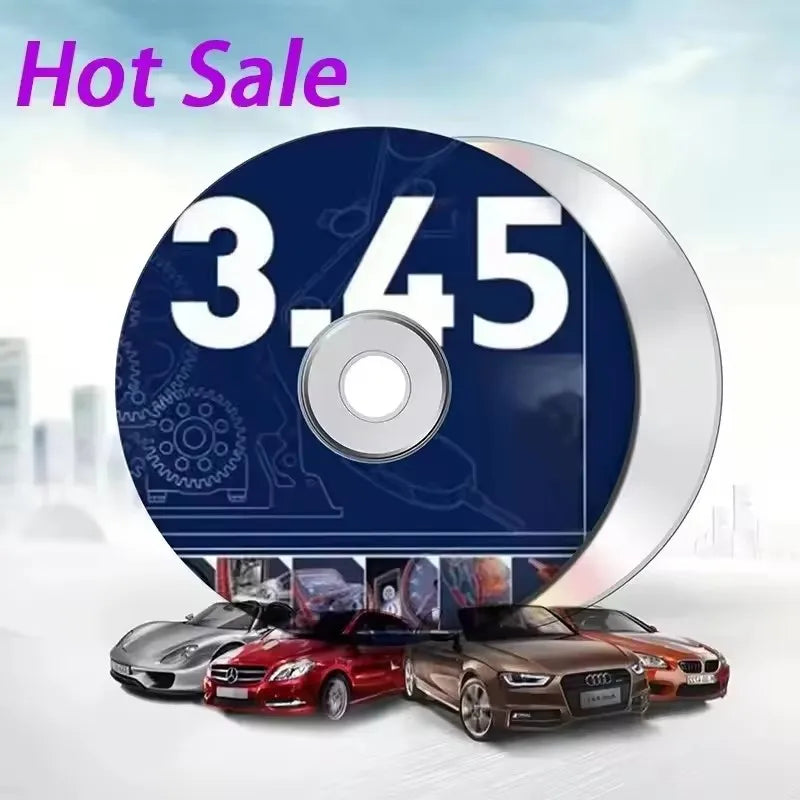 Autodata 3.45 Softvér pre automobily s bezplatným inštalačným videom, iba v angličtine