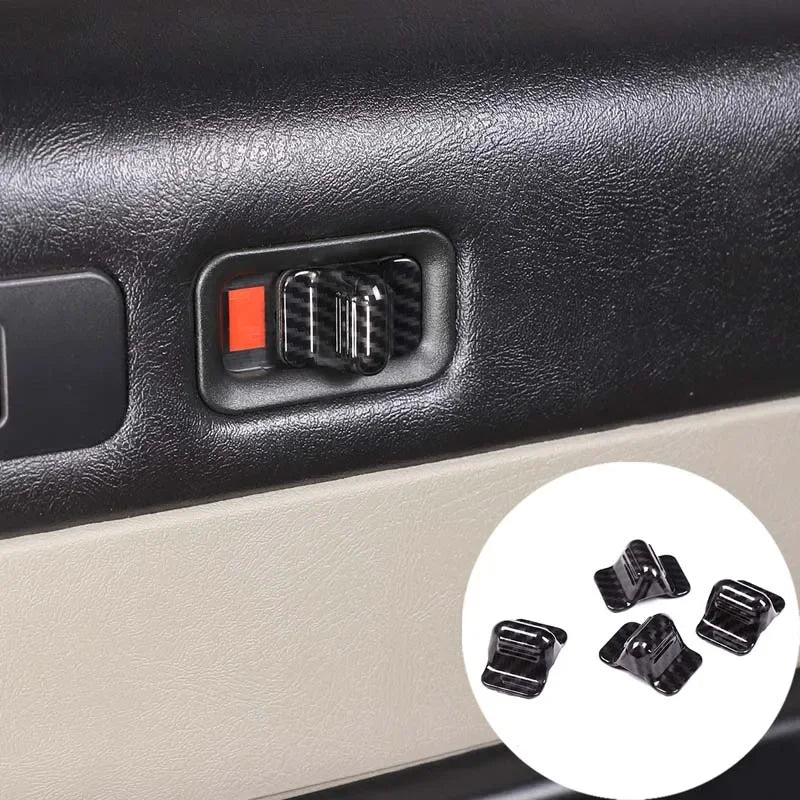 Cubierta de interruptor interior estilo fibra de carbono ABS para Hummer H2