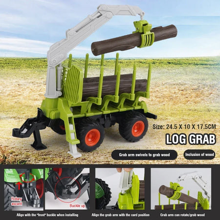 1/24 RC Car for Boys &ndash; Remote Control Farmer Truck with Light