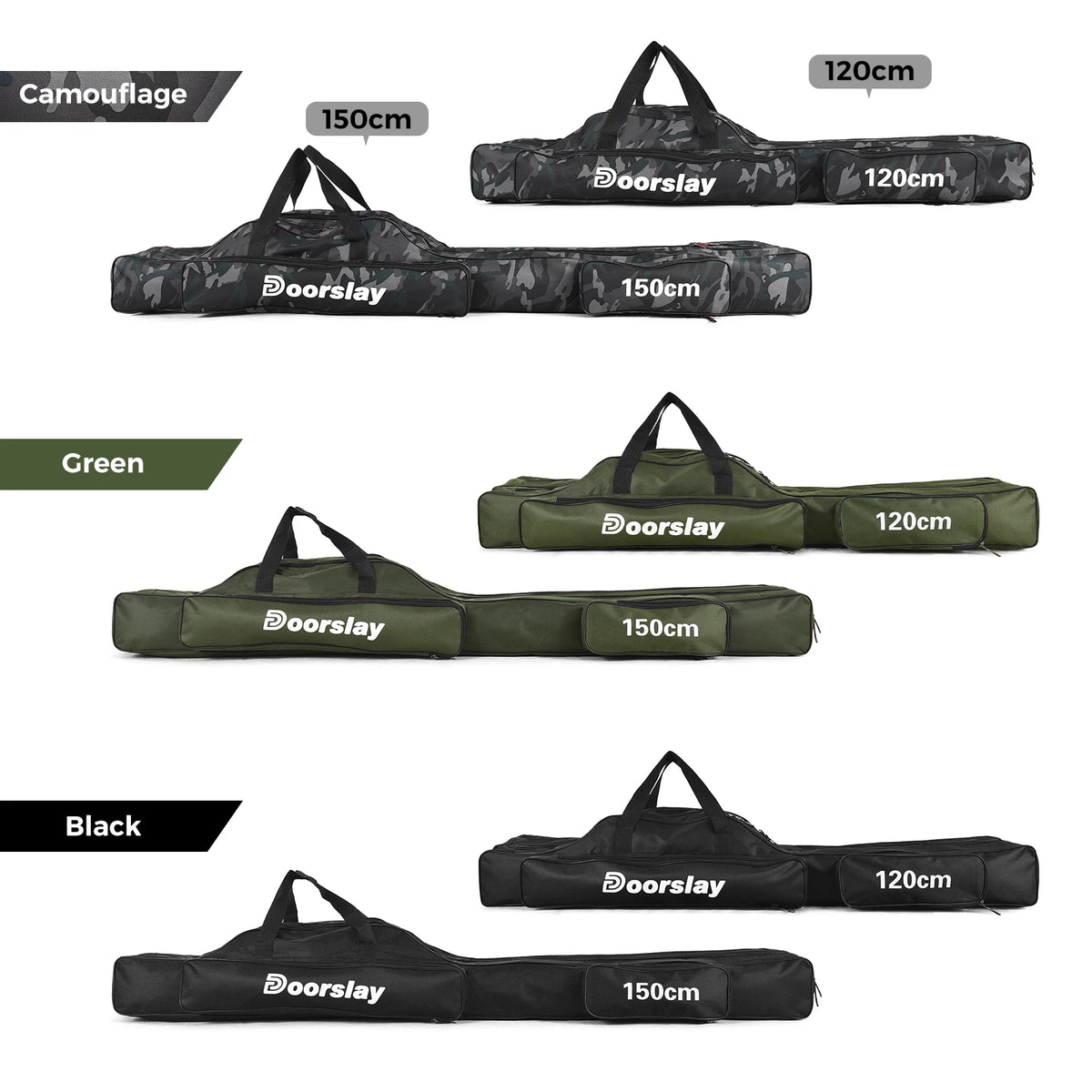 3 Layer Fishing Pole Bag &ndash; Long Lasting Oxford Fabric