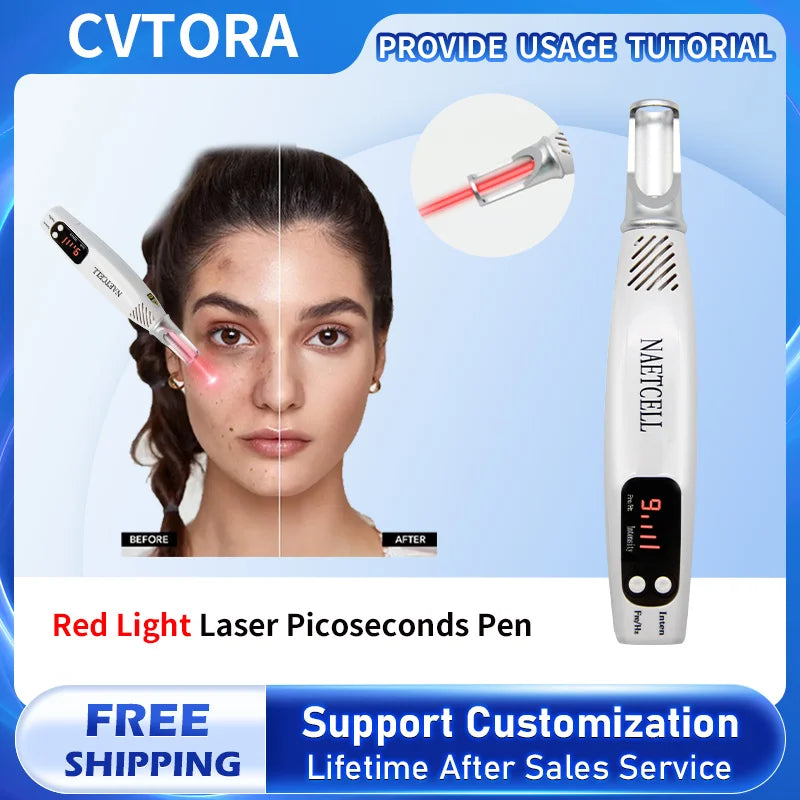 Pikosekund Laser Ansigtspen til Akne, Pigmentfjerning og Arreduktion