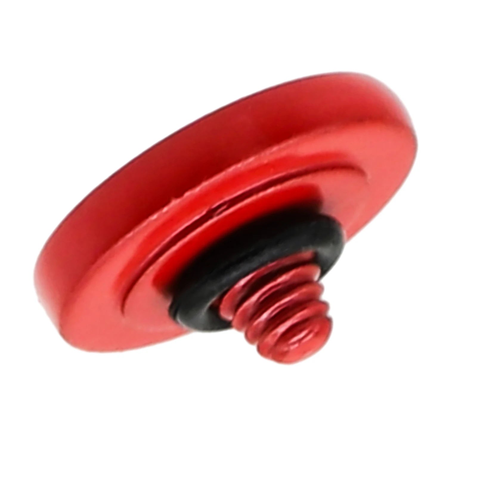 Durable Metal Shutter Release Button for Micro-SLR Cameras - Compatible with Canon, Sony, Fujifilm red