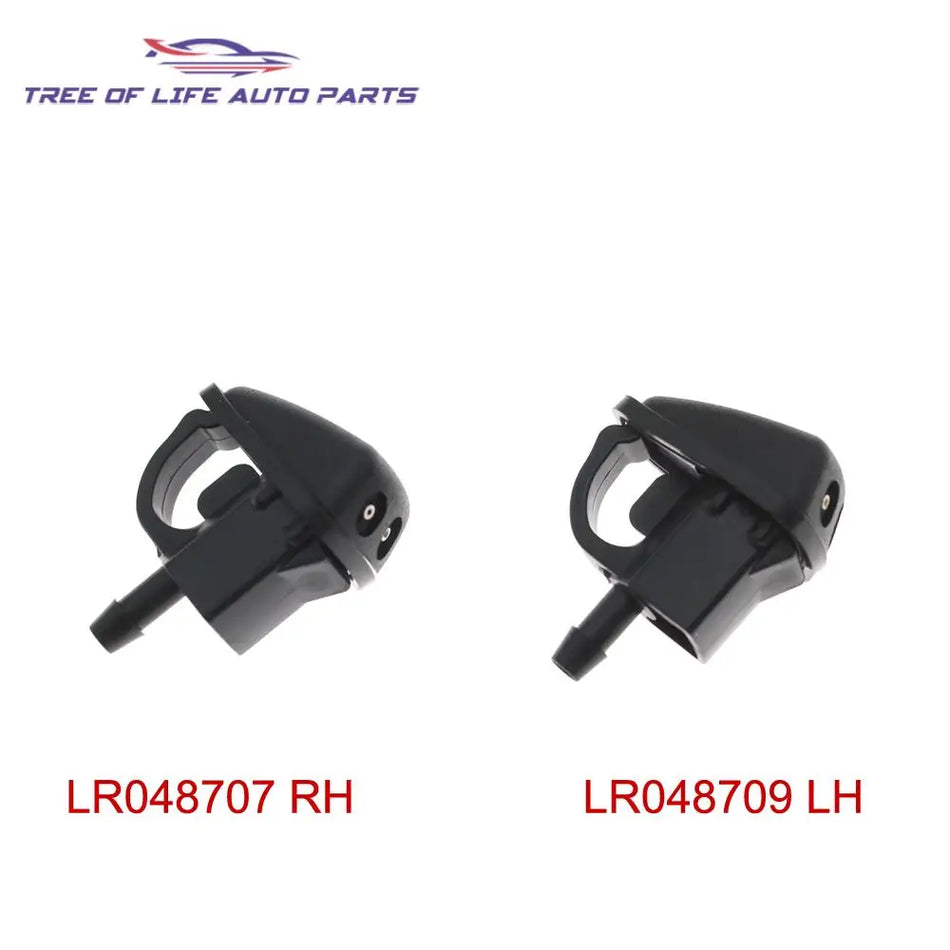 Boquilla de rociador para limpiaparabrisas para Land Rover LR2 Freelander 2, jets frontales calefaccionados derecho e izquierdo