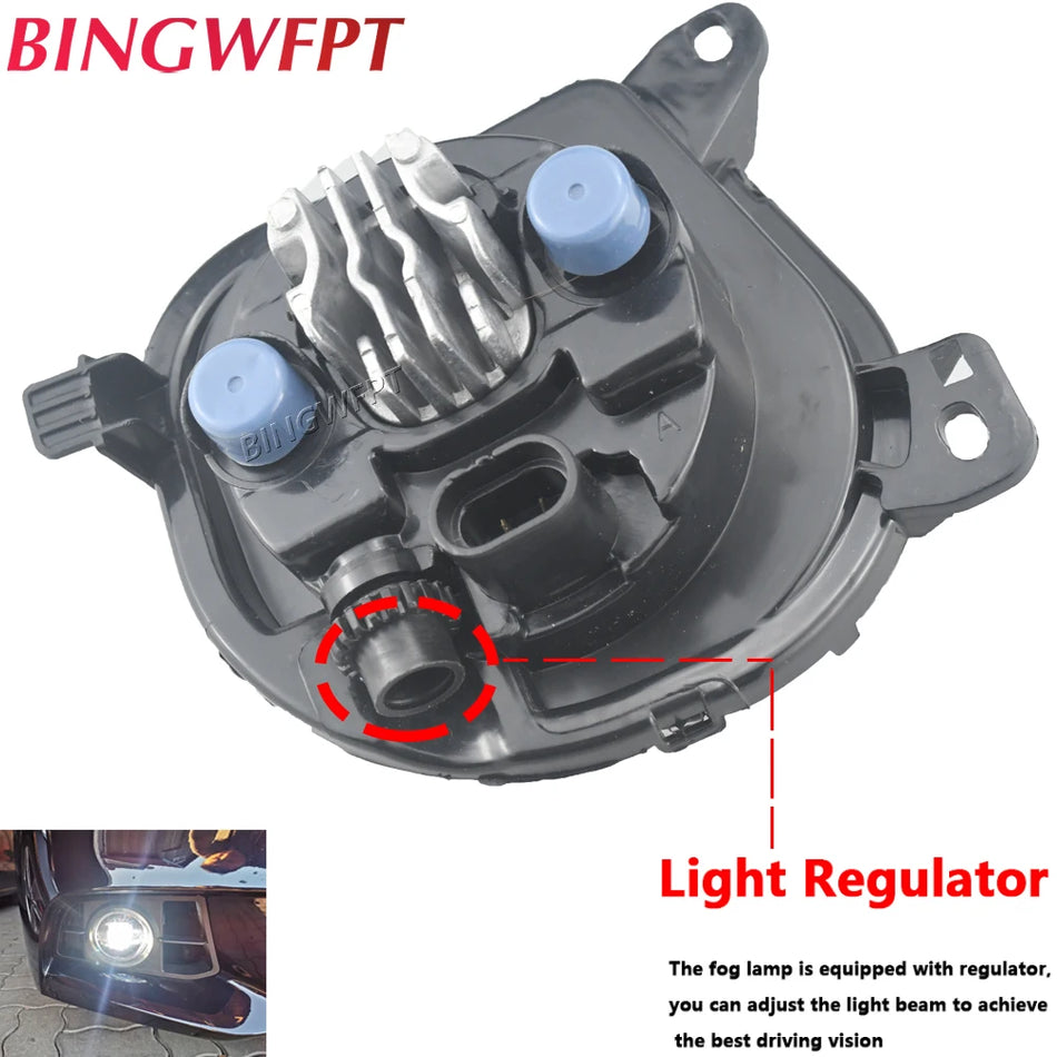 Conjunto de faros antiniebla con lente LED para BMW F07 F10 F18 535i 528i