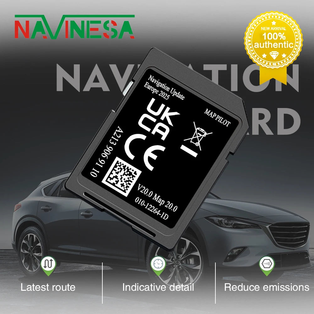 A213 V20 32GB GPS Navigation &ndash; High-Speed Map Access for Mercedes C-Class W205