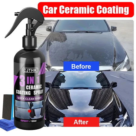 Car Ceramic Nano Coating - Superior Hydrophobic Protection &amp; Shine