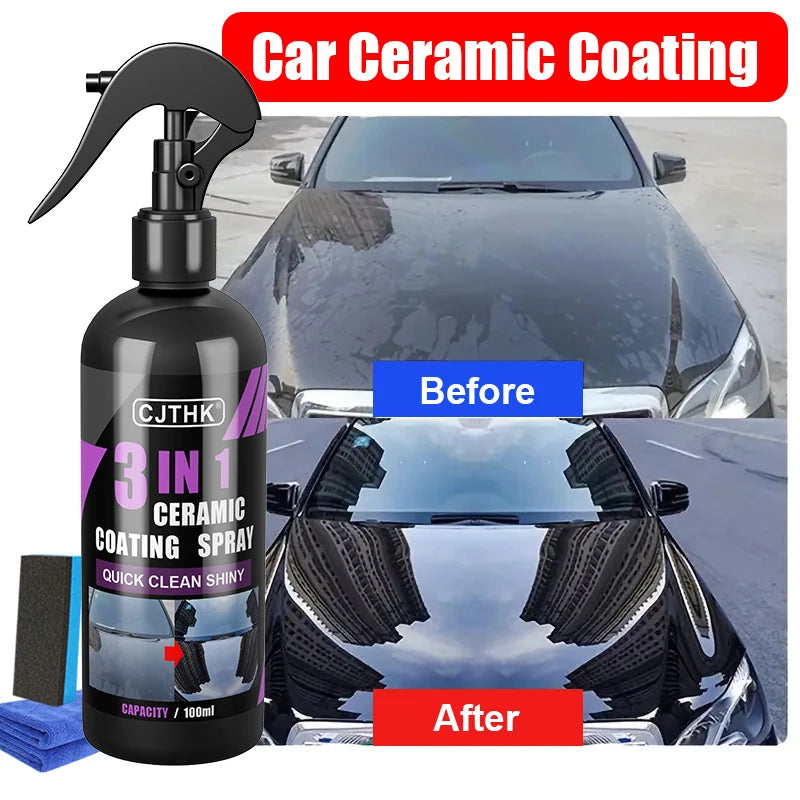 Car Ceramic Nano Coating - Superior Hydrophobic Protection &amp; Shine