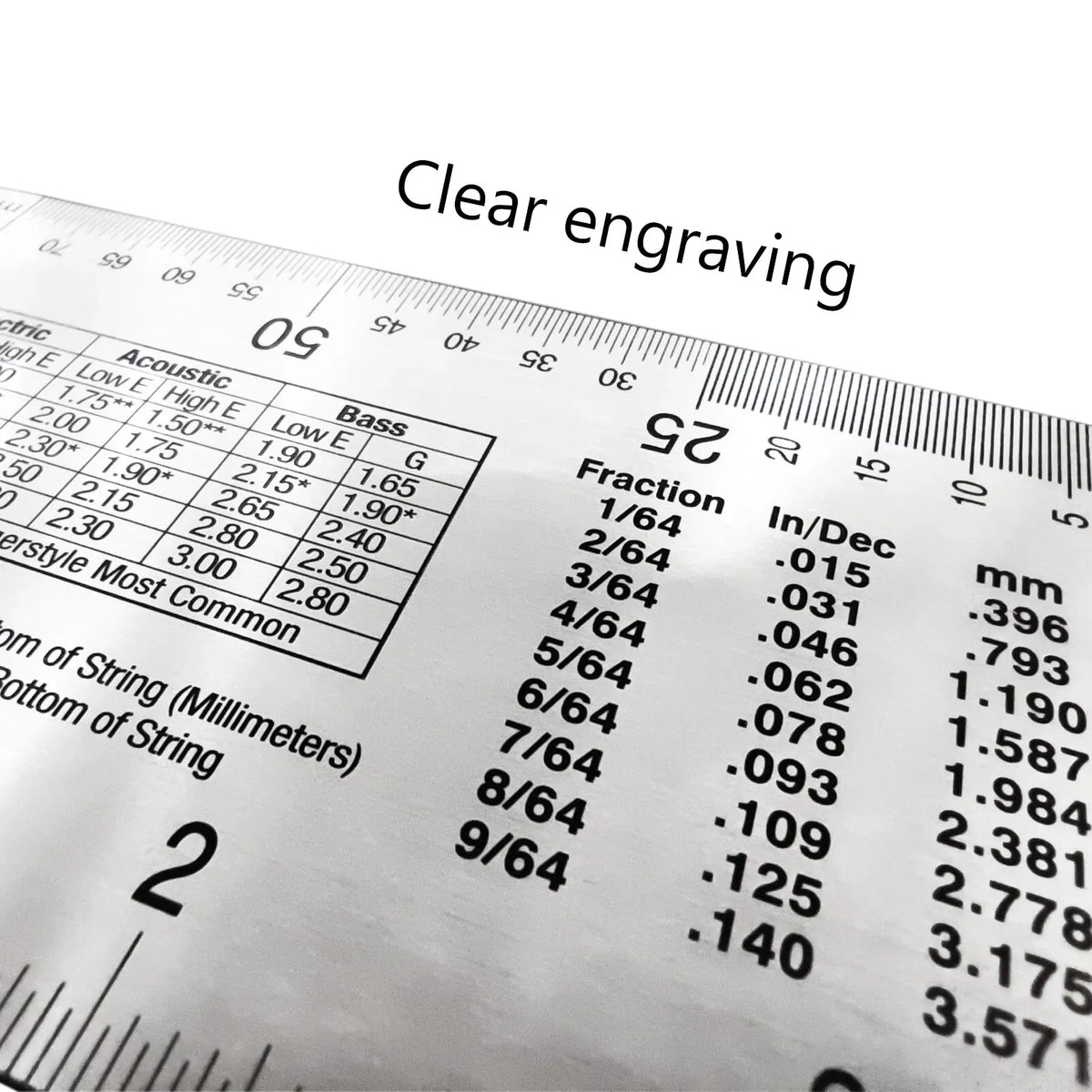 Miwayer String Action Ruler Gauge Tool &ndash; Precision Gauge