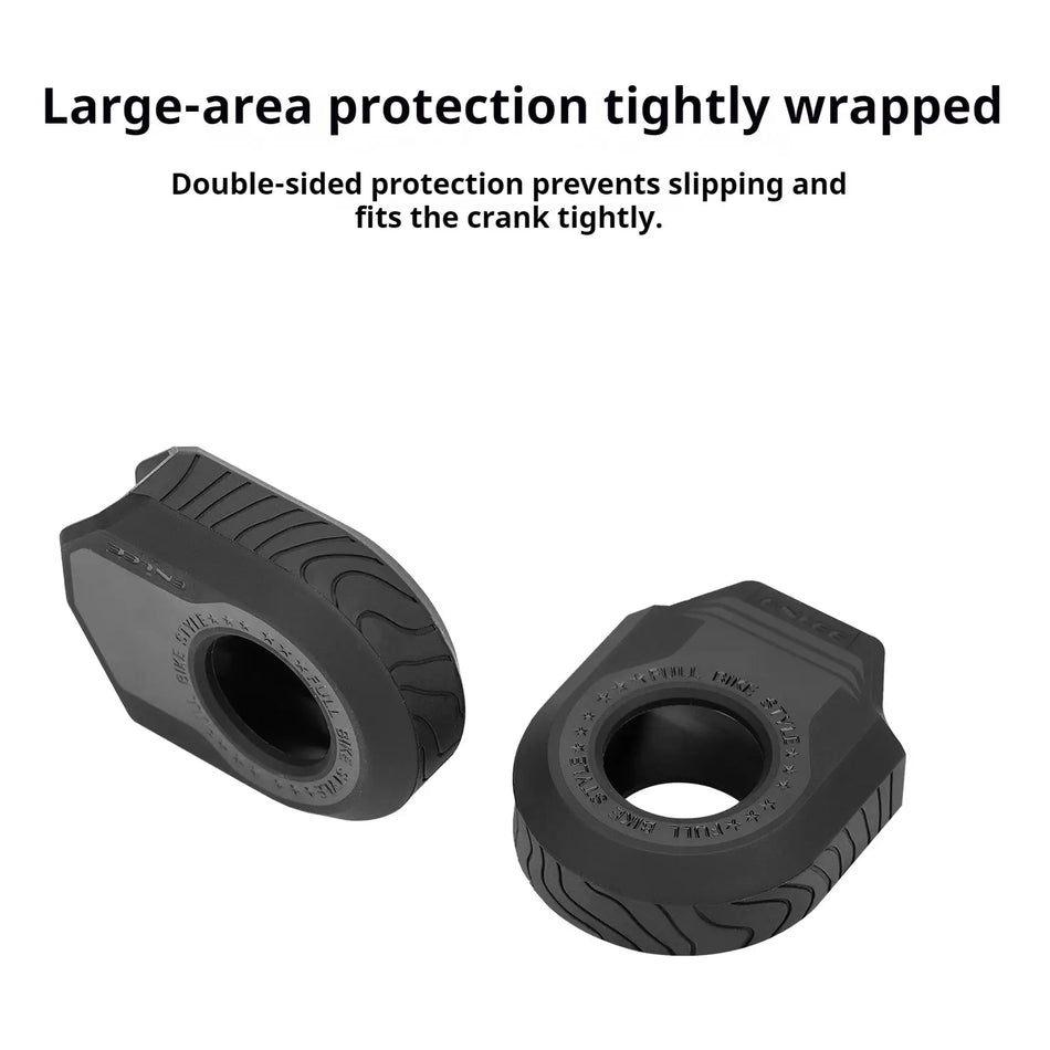 Bicycle Crank Protector Mountain Bike And Road Bike Chainring Crank Protector TPU Universal Crank Protector by InterCyprus Trading Ltd