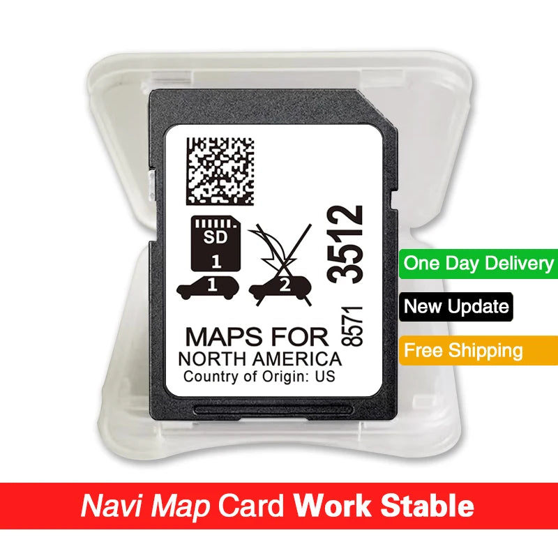 8571-3512 Sat Nav Card &ndash; Canada USA Mexico Maps Update CHINA / for Buick