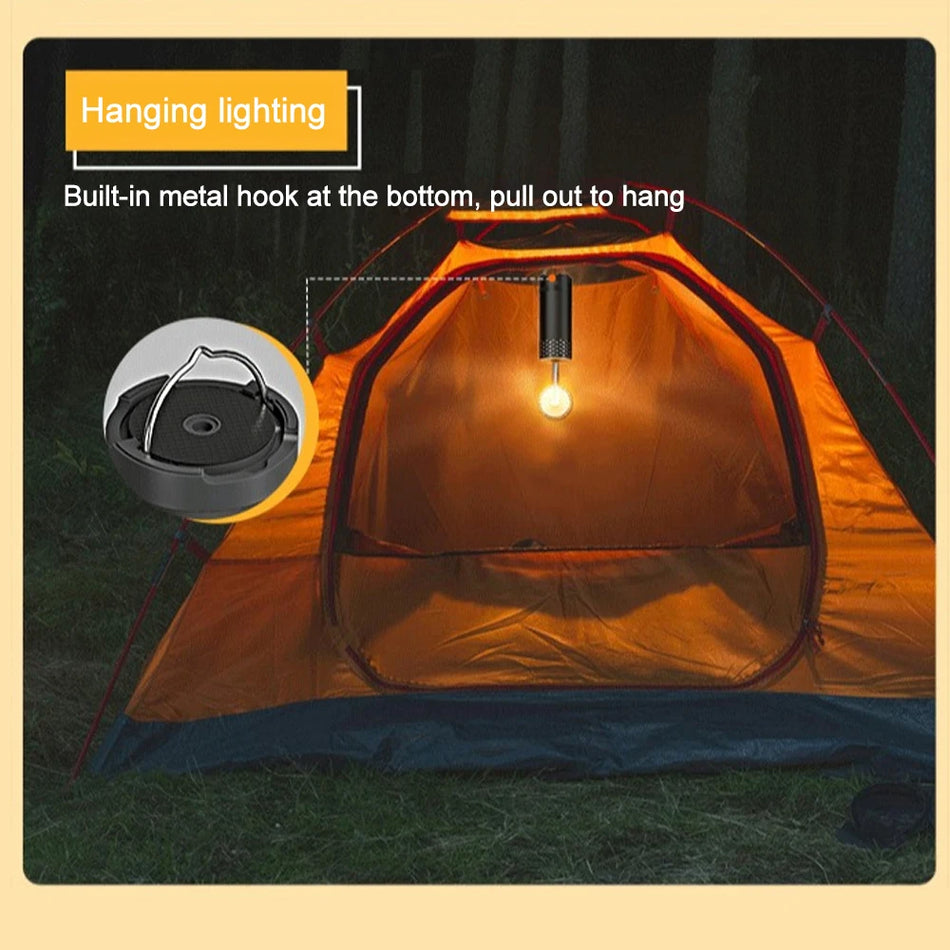 Upgraded Camping LED Telescopic Flashlight &ndash; Versatile Portable Illumination