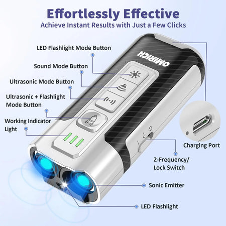 Ultrasonic Dog Bark Deterrent Device &ndash; Quick and Easy Behavior Correction