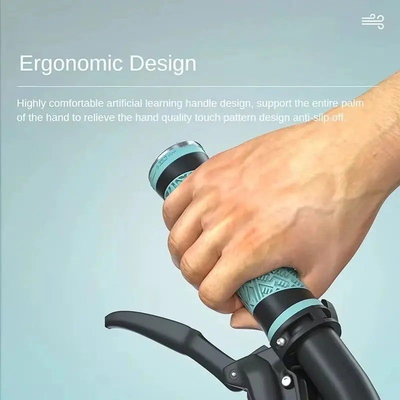 ENLEE Mtb Bike Grips Handle Flat Handlebar Bicycle Silicone Mountain Bicycle Handlebar Covers Soft Ultralight Grips Accessories by InterCyprus Trading Ltd