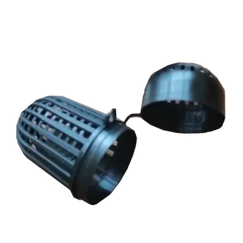 Durable Black Fish Net Cage for Eel and Loach Fishing - Plastic Trap Pot Bait ball