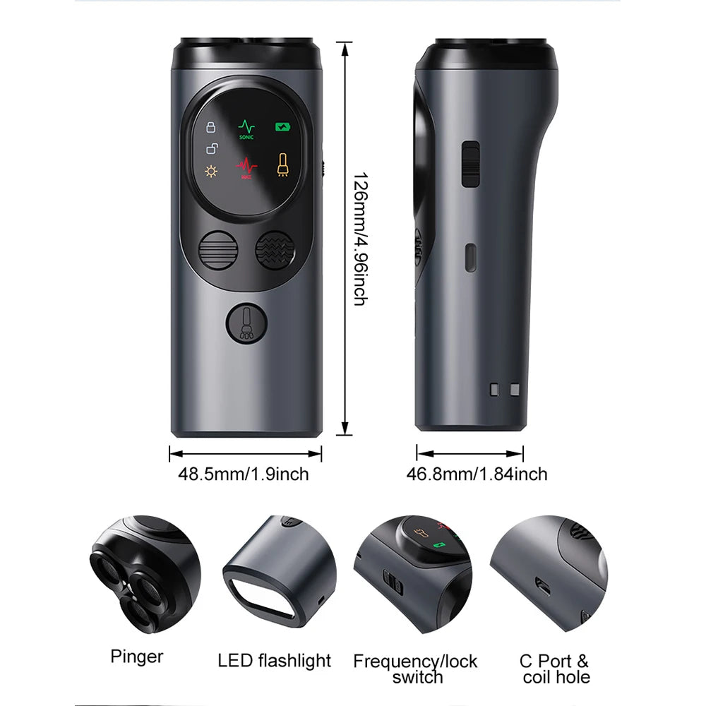 3-Heads Ultrasonic Dog Repeller P10 &ndash; Anti Barking Deterrent